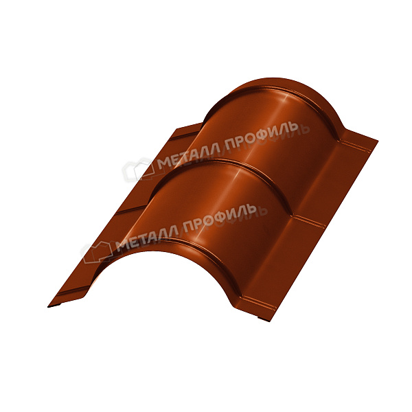 Планка конька круглого R110х2000 (AGNETA-20-Copper\Copper-0.5) ― купить по умеренной стоимости ― 15080 тнг..